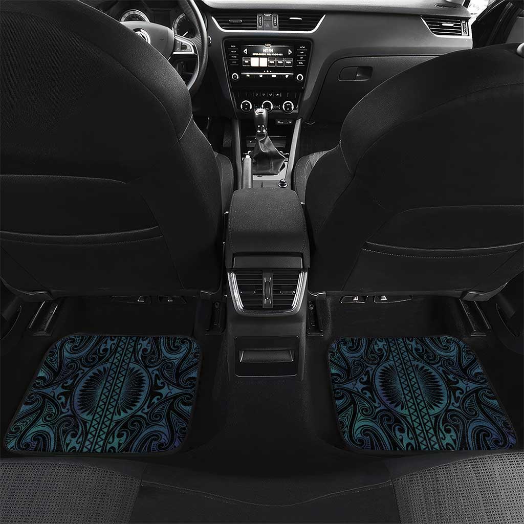 New Zealand Weka Car Mats Maori Hen Koru Pattern - Polynesian Pride