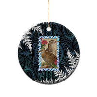 New Zealand Weka Ceramic Ornament Maori Hen Koru Pattern LT05 - Polynesian Pride