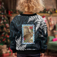 New Zealand Weka Kid Ugly Christmas Sweater Maori Hen Koru Pattern LT05 - Polynesian Pride