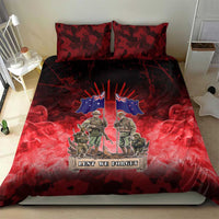 Australia And New Zealand ANZAC Day Bedding Set Soldiers Lest We Forget