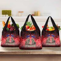 Australia And New Zealand ANZAC Day Grocery Bag Soldiers Lest We Forget