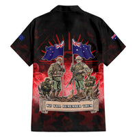 Australia And New Zealand ANZAC Day Hawaiian Shirt Soldiers Lest We Forget