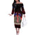 Australia And New Zealand ANZAC Day Off The Shoulder Long Sleeve Dress Soldiers Lest We Forget