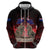 Australia And New Zealand ANZAC Day Zip Hoodie Soldiers Lest We Forget