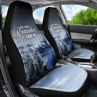 New Zealand ANZAC Day Car Seat Cover HMNZS Achilles We Will Remember Them LT05 - Polynesian Pride