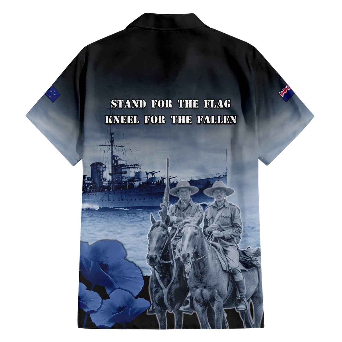 New Zealand ANZAC Day Hawaiian Shirt HMNZS Achilles We Will Remember Them LT05 - Polynesian Pride