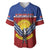 Kiribati 45th Independence Day Baseball Jersey Lesser Frigatebird Tribal Pattern