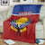 Kiribati 45th Independence Day Blanket Lesser Frigatebird Tribal Pattern
