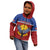 Kiribati 45th Independence Day Kid Hoodie Lesser Frigatebird Tribal Pattern