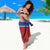 Kiribati 45th Independence Day Sarong Lesser Frigatebird Tribal Pattern