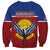 Kiribati 45th Independence Day Sweatshirt Lesser Frigatebird Tribal Pattern