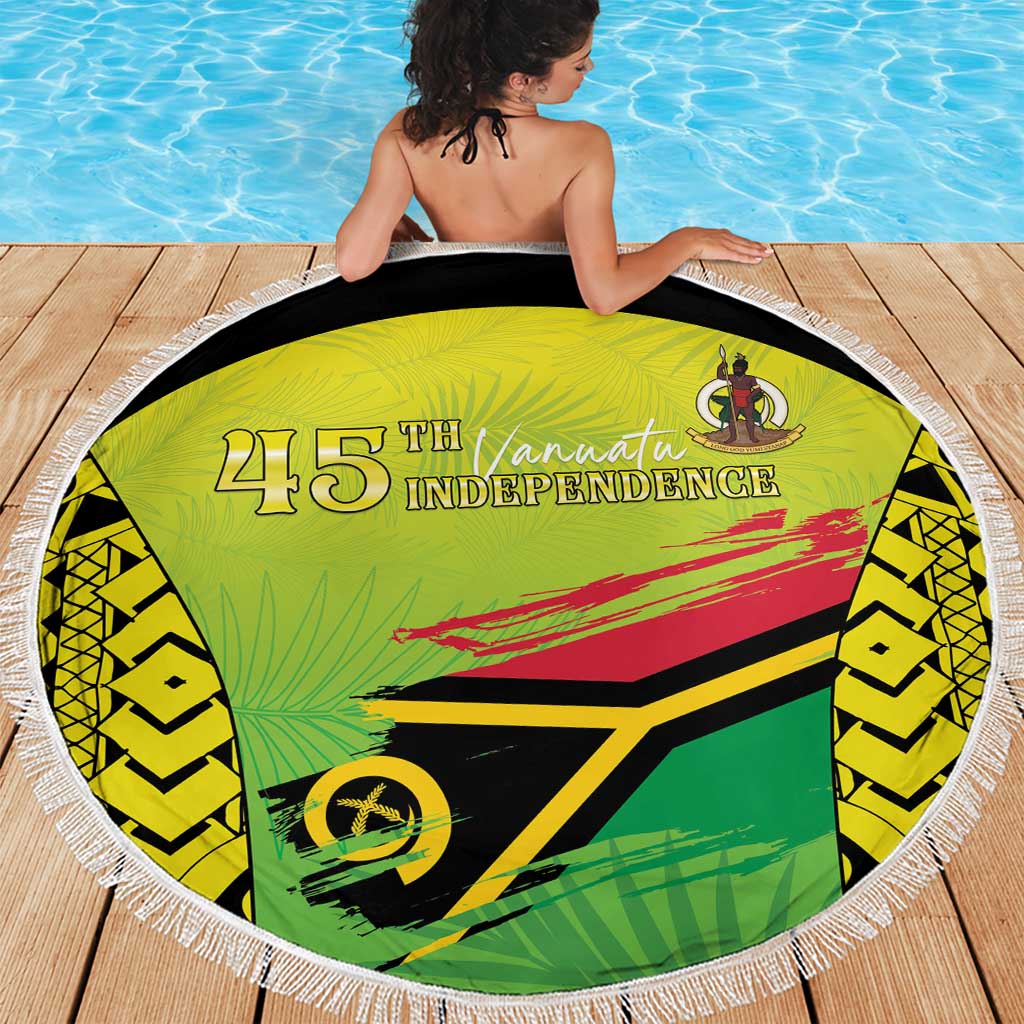 Vanuatu 45th Independence Beach Blanket Special Style - Polynesian Pride