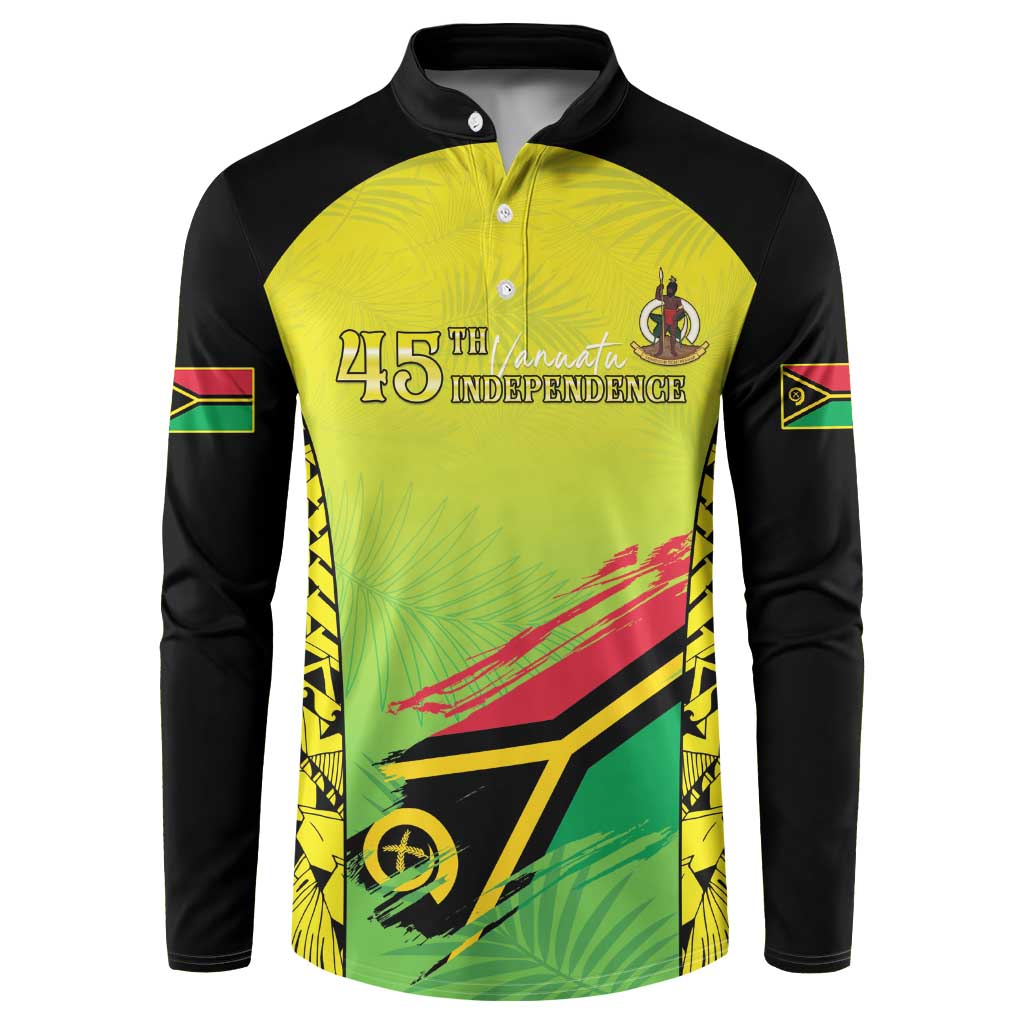 Vanuatu 45th Independence Button Sweatshirt Special Style - Polynesian Pride