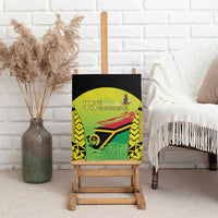 Vanuatu 45th Independence Canvas Wall Art Special Style - Polynesian Pride