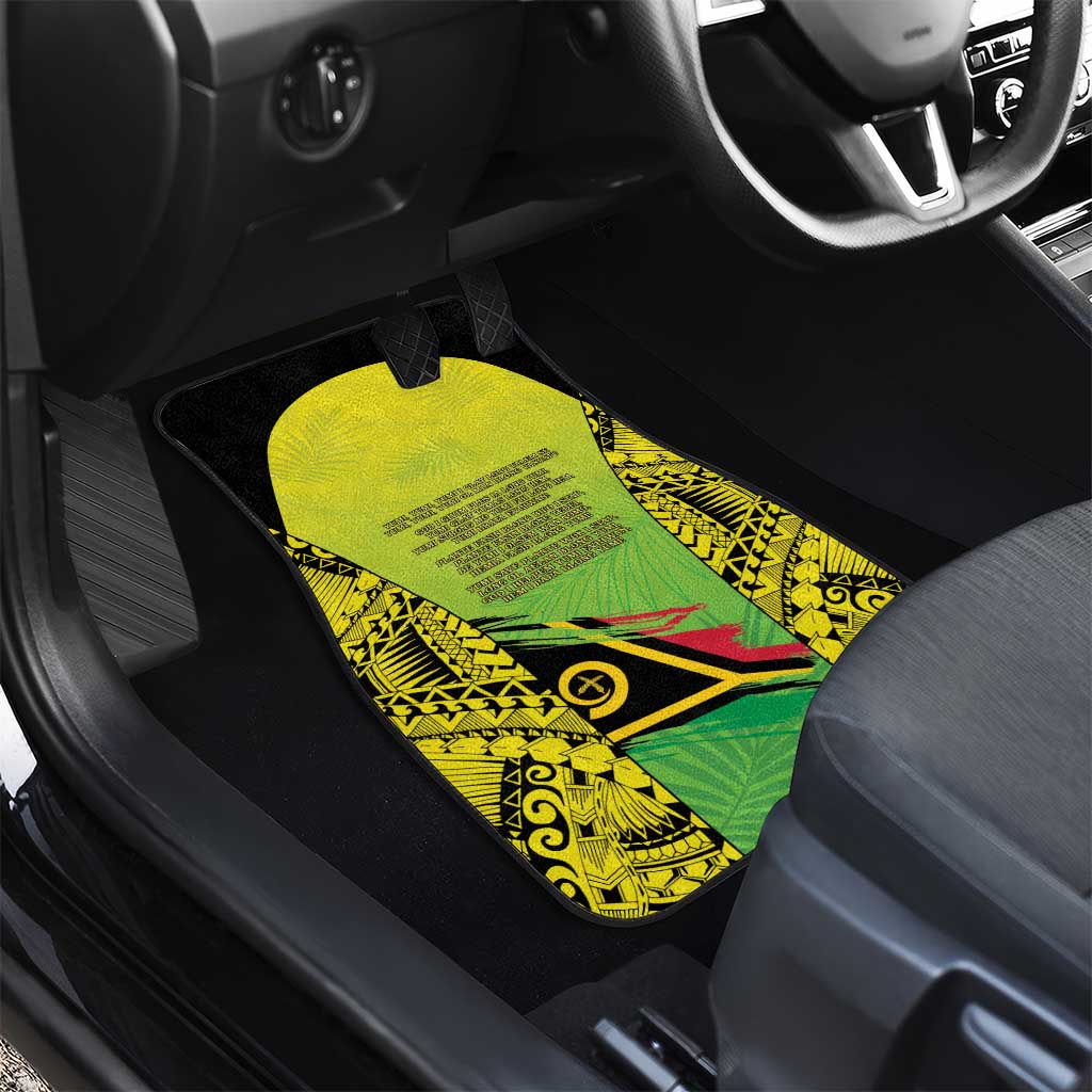 Vanuatu 45th Independence Car Mats Special Style - Polynesian Pride