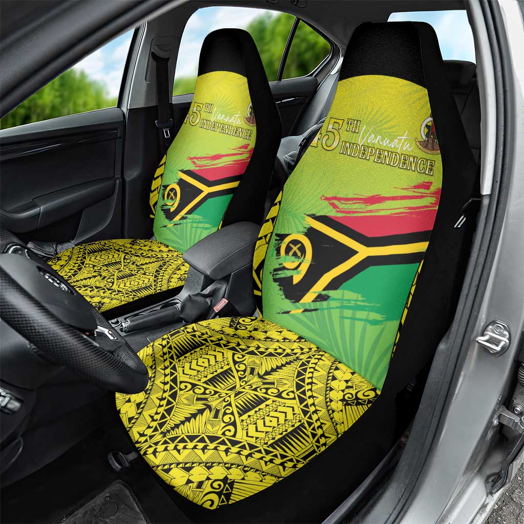 Vanuatu 45th Independence Car Seat Cover Special Style - Polynesian Pride