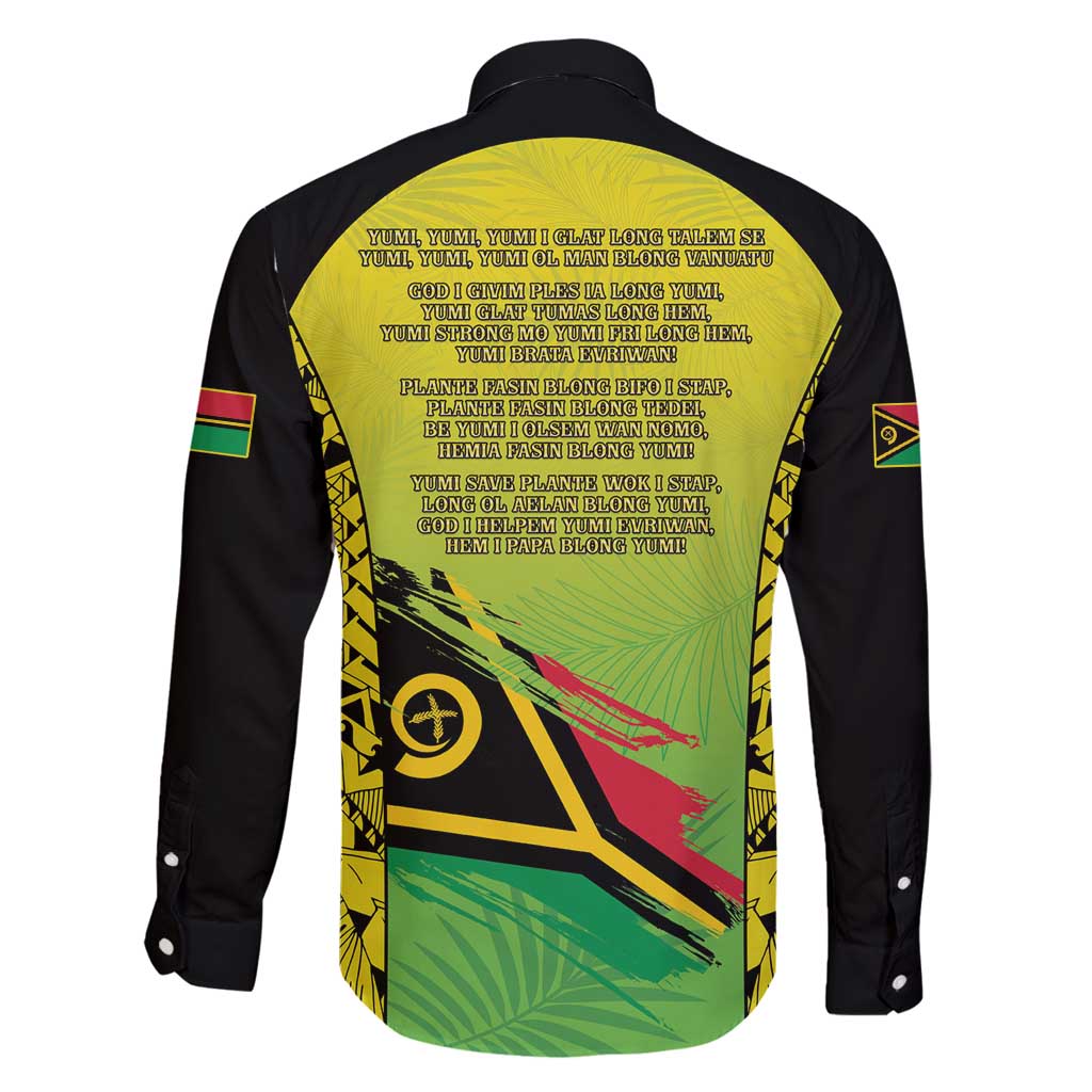 Vanuatu 45th Independence Family Matching Long Sleeve Bodycon Dress and Hawaiian Shirt Special Style - Polynesian Pride