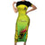 Vanuatu 45th Independence Family Matching Short Sleeve Bodycon Dress and Hawaiian Shirt Special Style - Polynesian Pride