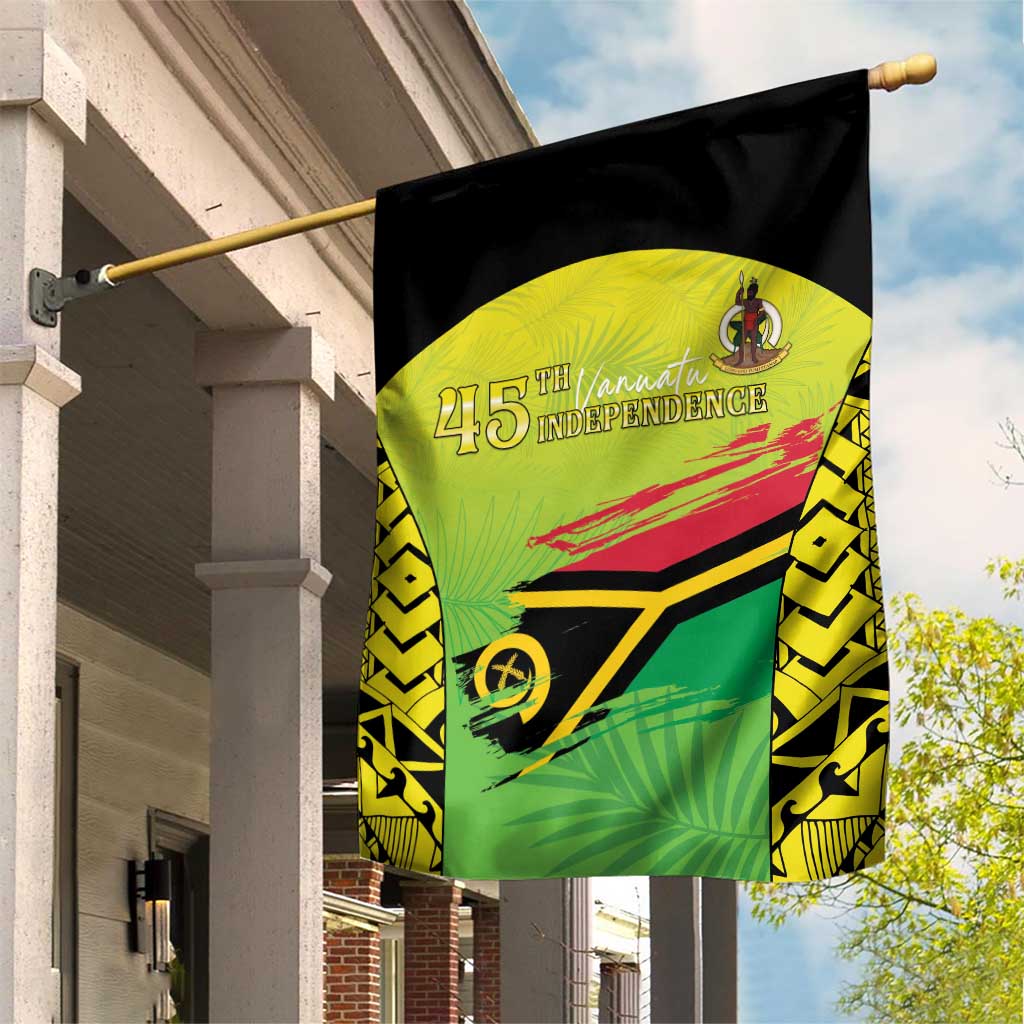 Vanuatu 45th Independence Garden Flag Special Style - Polynesian Pride