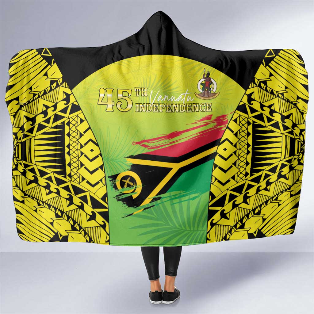 Vanuatu 45th Independence Hooded Blanket Special Style - Polynesian Pride