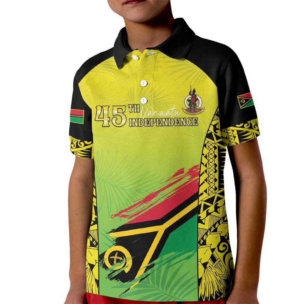 Vanuatu 45th Independence Kid Polo Shirt Special Style - Polynesian Pride
