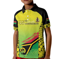 Vanuatu 45th Independence Kid Polo Shirt Special Style - Polynesian Pride