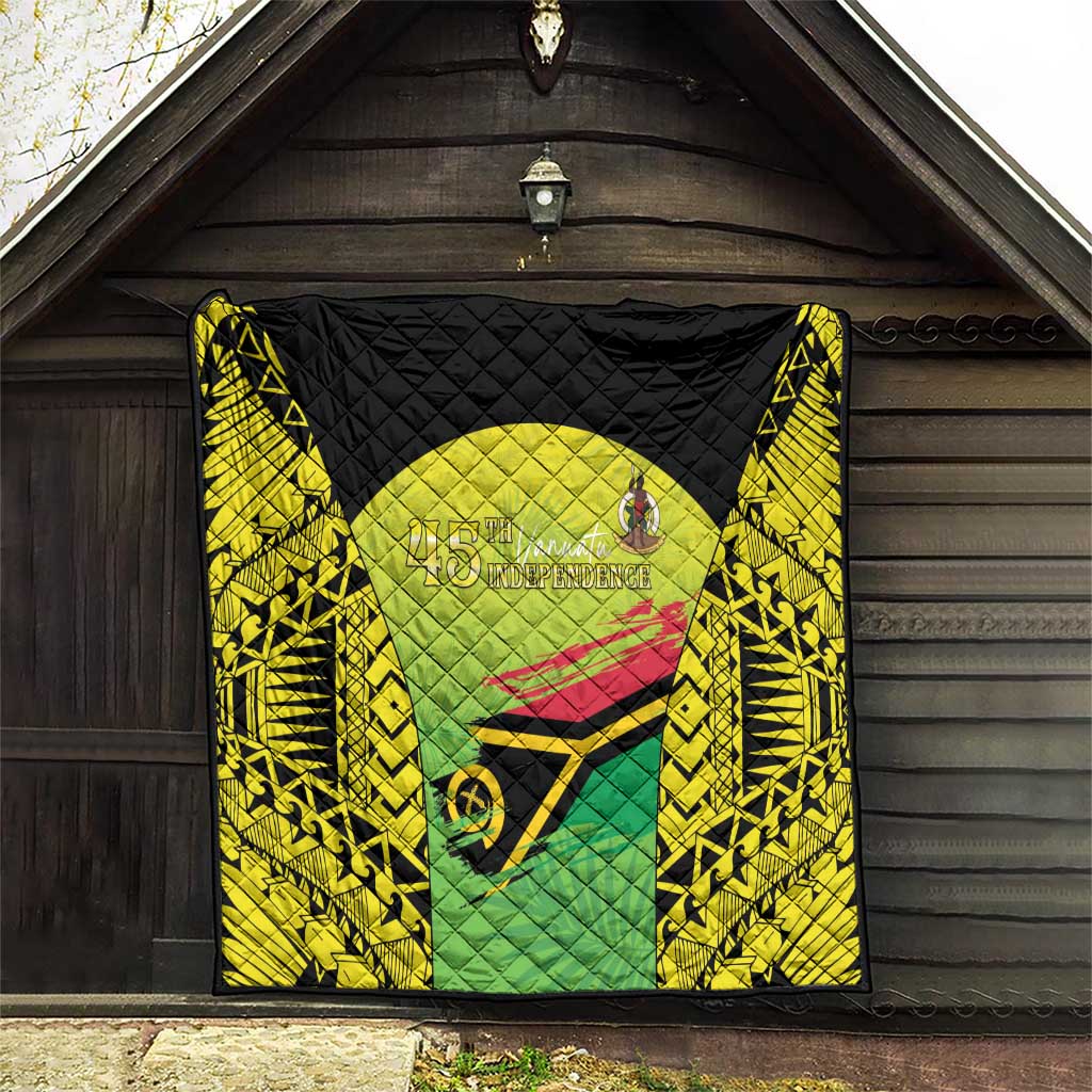 Vanuatu 45th Independence Quilt Special Style - Polynesian Pride