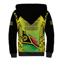 Vanuatu 45th Independence Sherpa Hoodie Special Style - Polynesian Pride