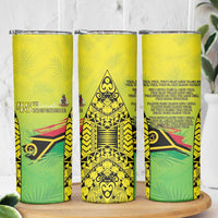 Vanuatu 45th Independence Skinny Tumbler Special Style - Polynesian Pride