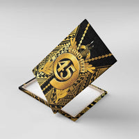 Vanuatu 45th Anniversary Of Independence Canvas Wall Art Gold Style - Polynesian Pride