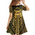 Vanuatu 45th Anniversary Of Independence Family Matching Tank Maxi Dress and Hawaiian Shirt Gold Style - Polynesian Pride