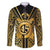 Vanuatu 45th Anniversary Of Independence Family Matching Tank Maxi Dress and Hawaiian Shirt Gold Style - Polynesian Pride