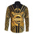 Vanuatu 45th Anniversary Of Independence Family Matching Tank Maxi Dress and Hawaiian Shirt Gold Style - Polynesian Pride