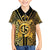 Vanuatu 45th Anniversary Of Independence Family Matching Tank Maxi Dress and Hawaiian Shirt Gold Style - Polynesian Pride
