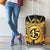 Vanuatu 45th Anniversary Of Independence Luggage Cover Gold Style - Polynesian Pride
