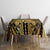 Vanuatu 45th Anniversary Of Independence Tablecloth Gold Style - Polynesian Pride