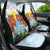 Hawaii And Japan Okinawa Car Seat Cover Aloha Gozaimasu Tiki With Shisa