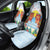 Hawaii And Japan Okinawa Car Seat Cover Aloha Gozaimasu Tiki With Shisa