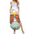 Hawaii And Japan Okinawa Summer Maxi Dress Aloha Gozaimasu Tiki With Shisa