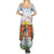 Hawaii And Japan Okinawa Summer Maxi Dress Aloha Gozaimasu Tiki With Shisa