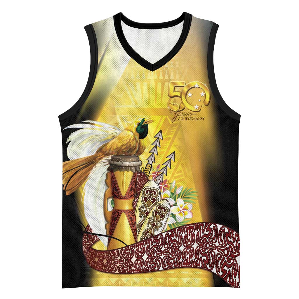 Papua New Guinea Basketball Jersey 50 Years Of Independence - Polynesian Pride