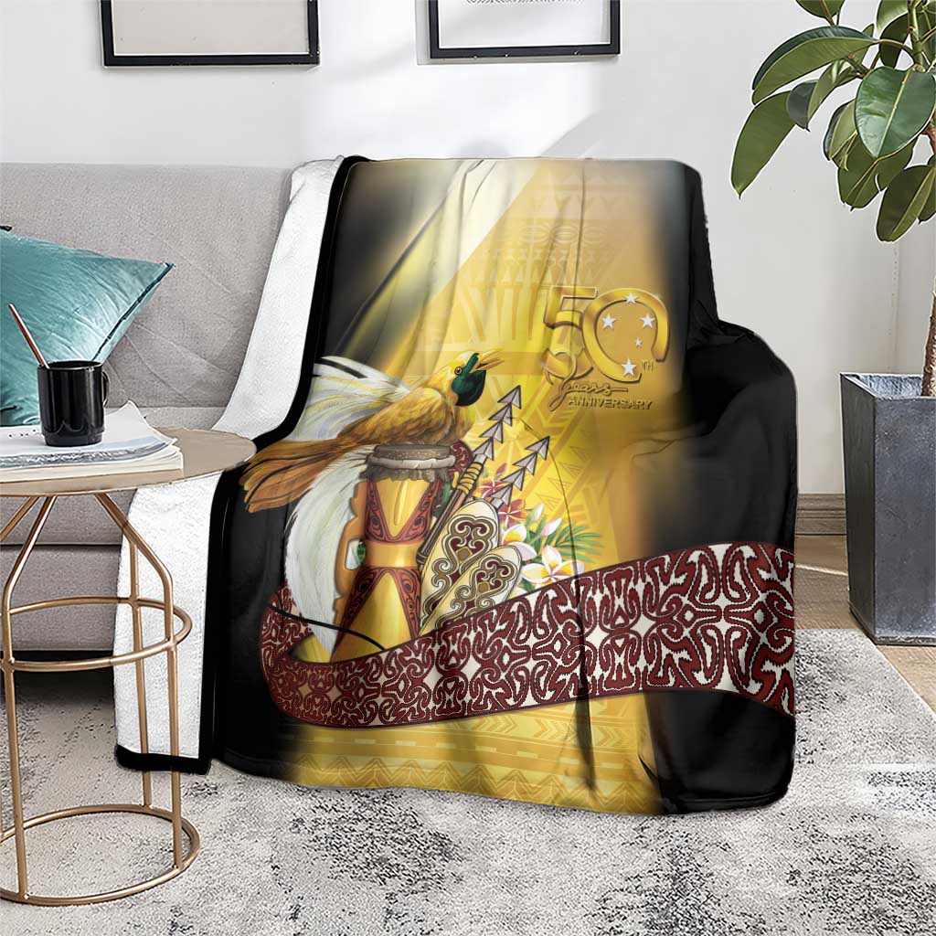 Papua New Guinea Blanket 50 Years Of Independence - Polynesian Pride