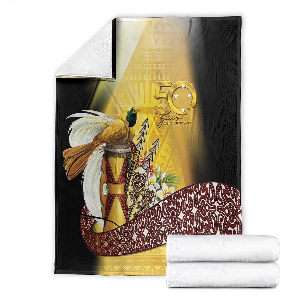 Papua New Guinea Blanket 50 Years Of Independence - Polynesian Pride