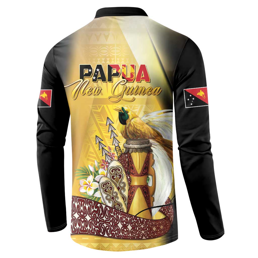 Papua New Guinea Button Sweatshirt 50 Years Of Independence - Polynesian Pride