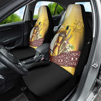 Papua New Guinea Car Seat Cover 50 Years Of Independence - Polynesian Pride