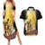 Papua New Guinea Couples Matching Summer Maxi Dress and Hawaiian Shirt 50 Years Of Independence - Polynesian Pride