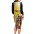 Papua New Guinea Family Matching Long Sleeve Bodycon Dress and Hawaiian Shirt 50 Years Of Independence - Polynesian Pride