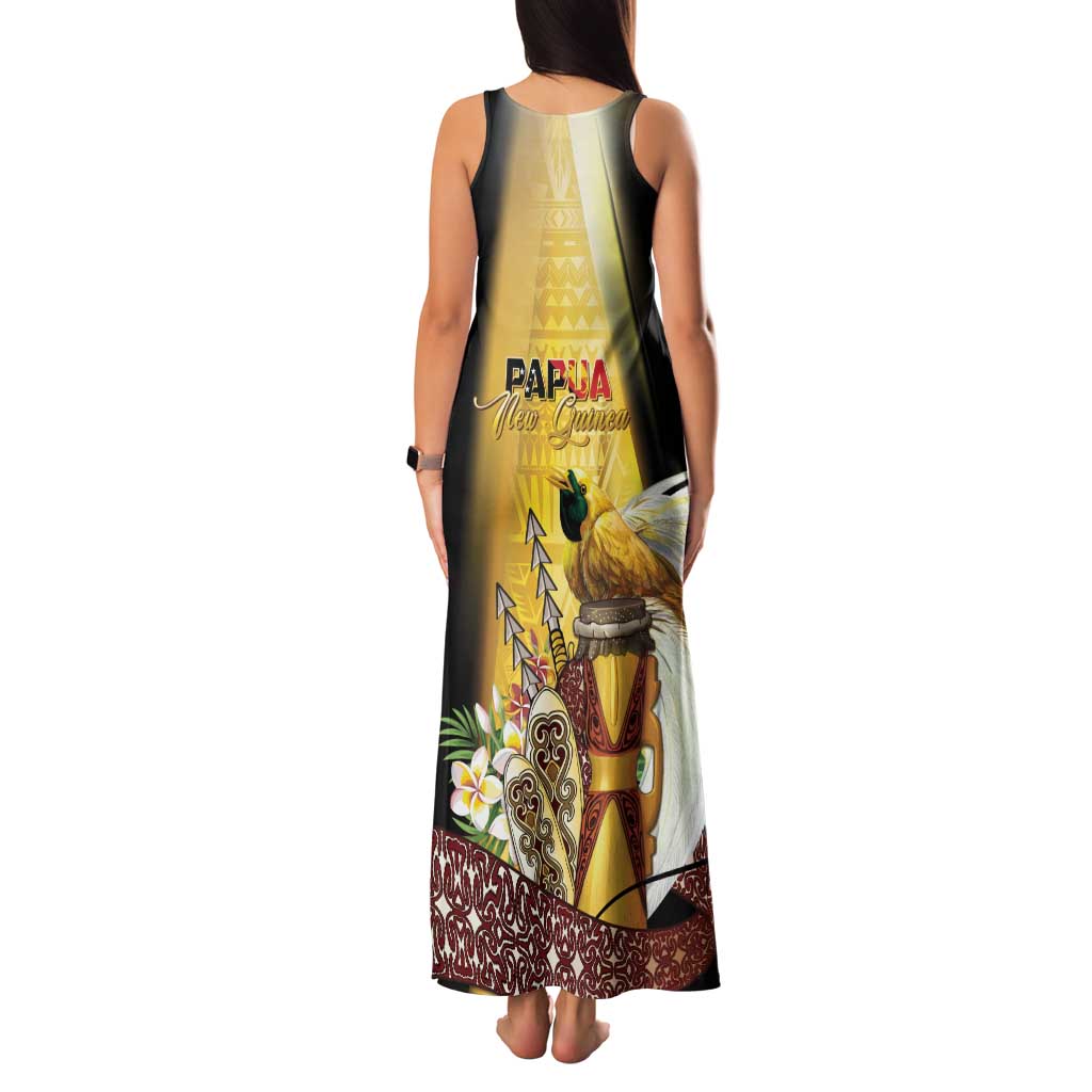 Papua New Guinea Family Matching Tank Maxi Dress and Hawaiian Shirt 50 Years Of Independence - Polynesian Pride
