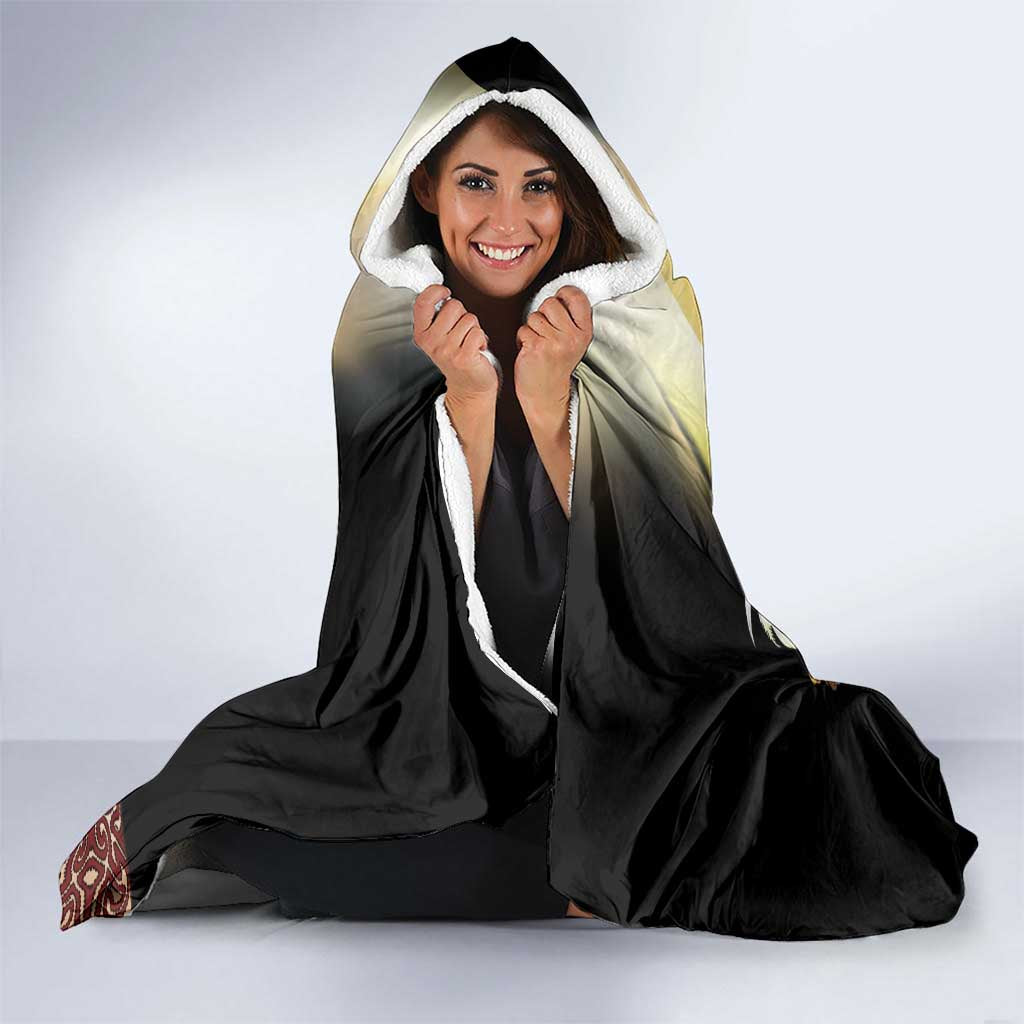 Papua New Guinea Hooded Blanket 50 Years Of Independence - Polynesian Pride