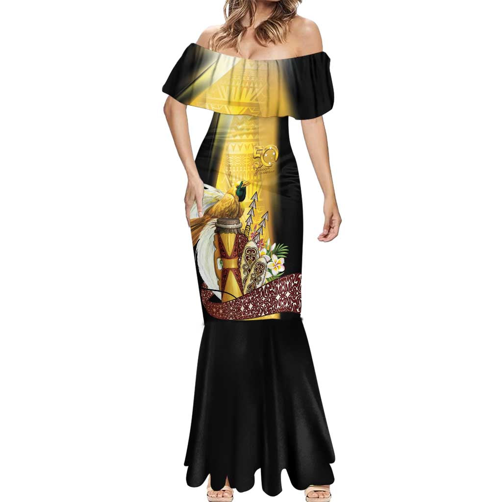 Papua New Guinea Mermaid Dress 50 Years Of Independence - Polynesian Pride